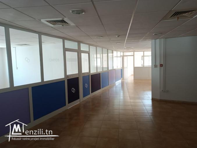 location un espace commercial (open space) de 1300 m2