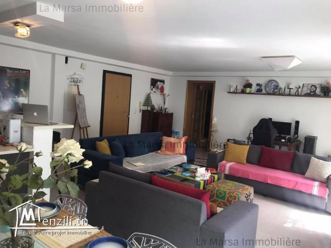 A Vendre appartement s2 avec piscine et jardin, 5mn de la mer, La Marsa