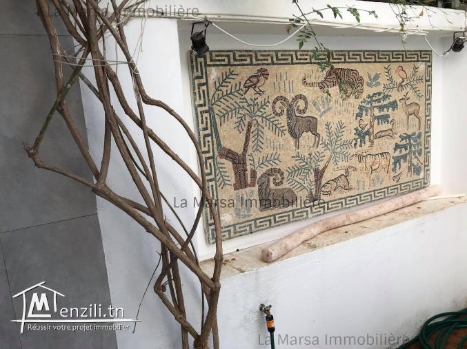 A Vendre appartement s2 avec piscine et jardin, 5mn de la mer, La Marsa