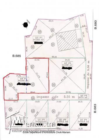 أرض للبيع بشط مريم سوسة