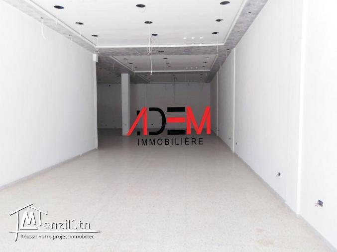 Local commercial de 200m² sur une route principale à Akouda