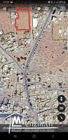 Vente terrain à Jebeniana