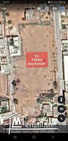 Vente terrain à Jebeniana