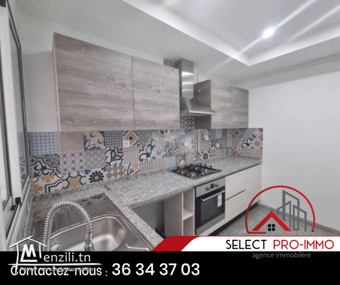 appartement S+2 vue de mer à Nabeul -923a