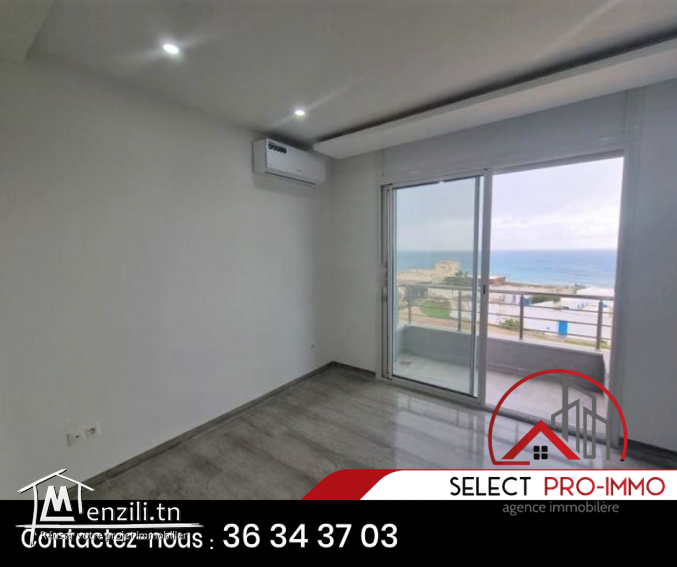 appartement S+2 vue de mer à Nabeul -923a