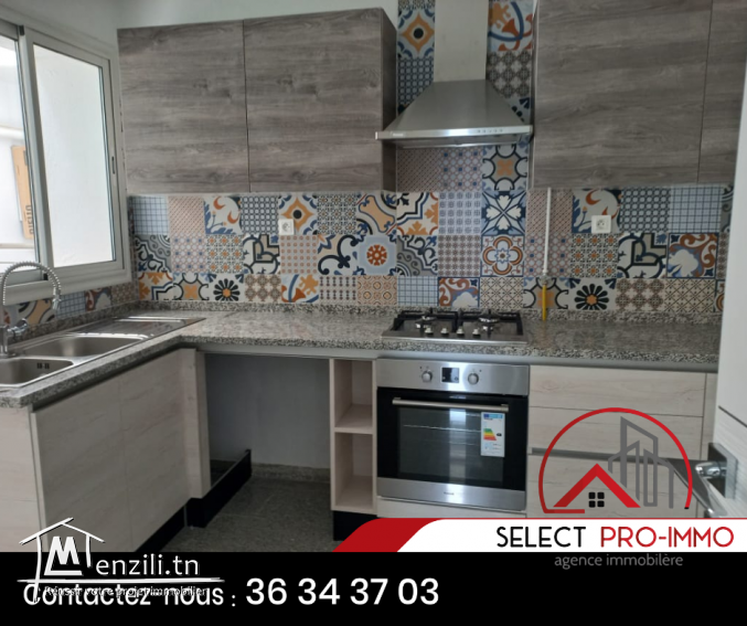 appartement S+2 vue de mer à Nabeul -923a