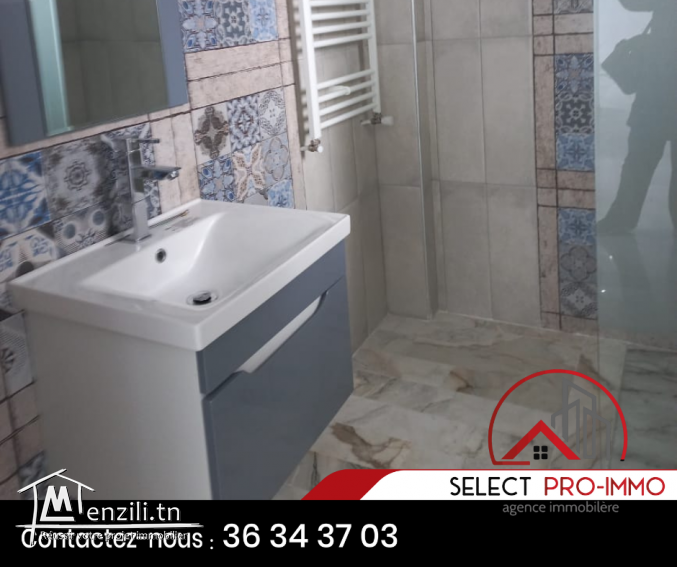 appartement S+2 vue de mer à Nabeul -923a