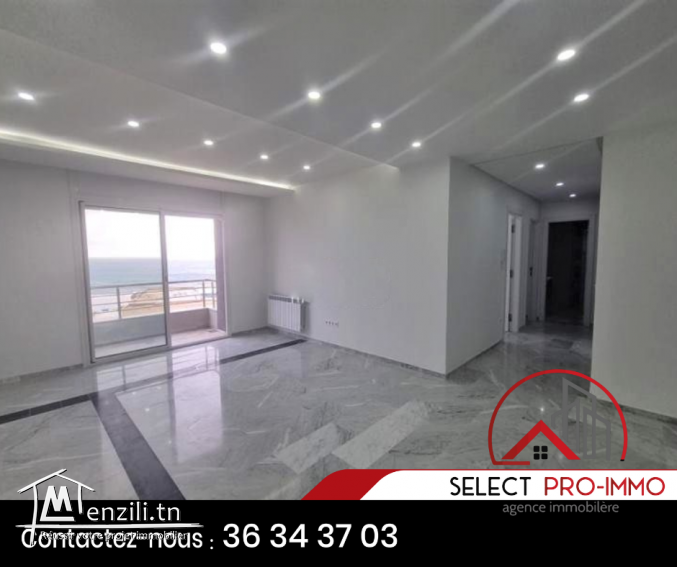 appartement S+2 vue de mer à Nabeul -923a