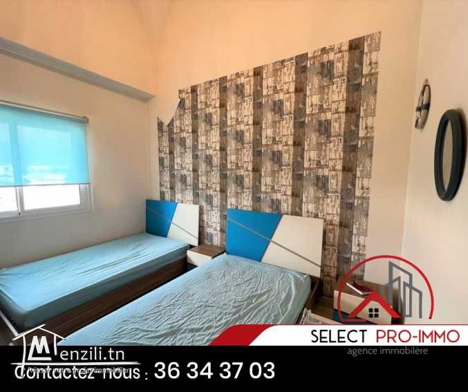 Appartement S+2 meublé à Hammamet Nord - 922a