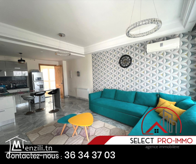 Appartement S+2 meublé à Hammamet Nord - 922a