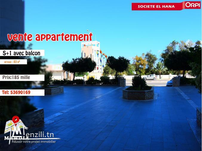 A vendre appartement s+1 au cœur du zone touristique mahdia.