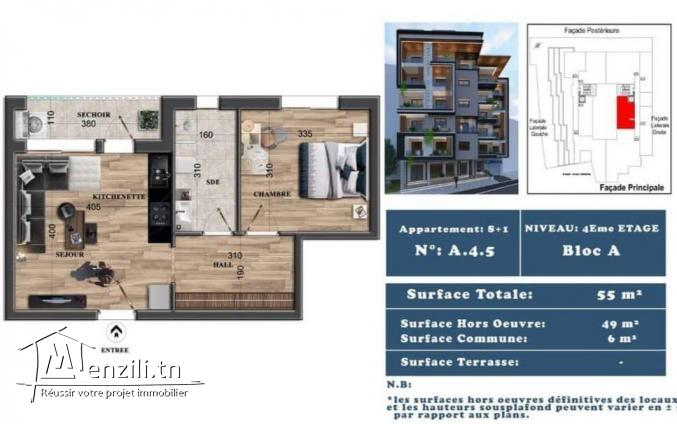 A vendre des appartements en cours de construction à bas prix.