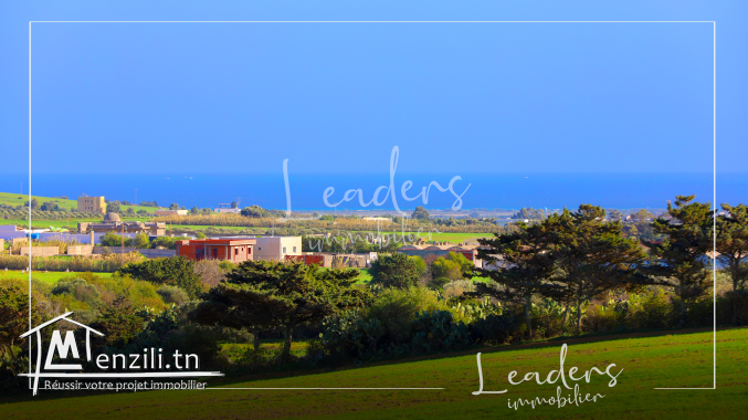 un terrain vue sur mer à kélibia à vendre