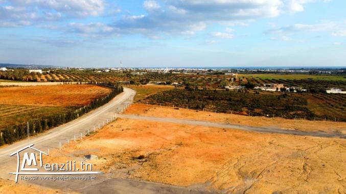 A vendre un terrain à Hammamet_Sud à 3km de la plage.
