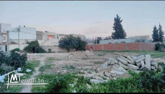 أرض سكنية صالحة للبناء بزاوية مرناق