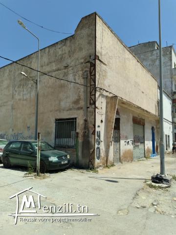 Vend dépôt 475m2  centre ville tunis pour projet immobilier