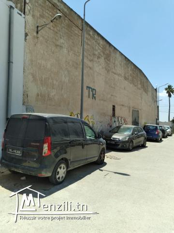 Vend dépôt 475m2  centre ville tunis pour projet immobilier