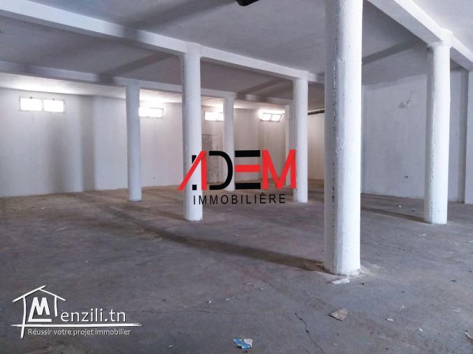 Dépôt de 300m² bien situé à Zaouit Sousse