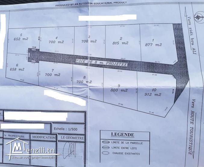 Lotissement sur le lac de Hergla