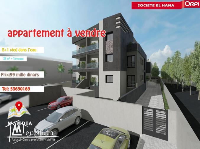 Des appartements s+1 vue sur mer directement au promoteur baghdedi