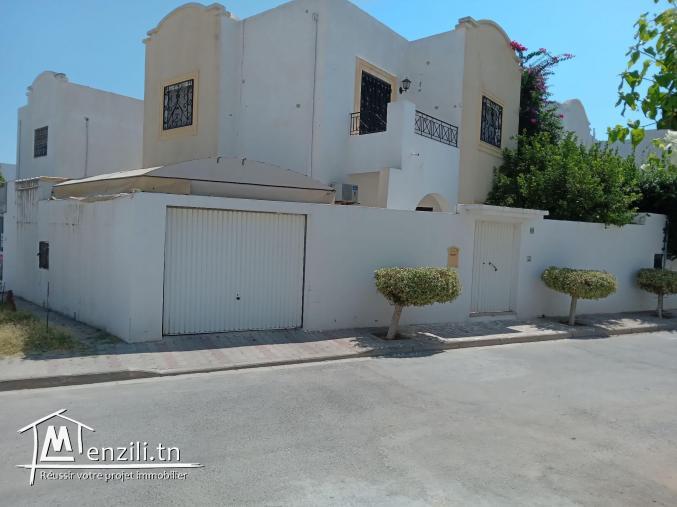 villa haut standing + locale commercile