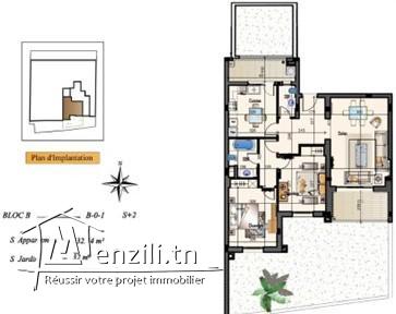 S+2 A ENNEASR 2 AVEC JARDIN
