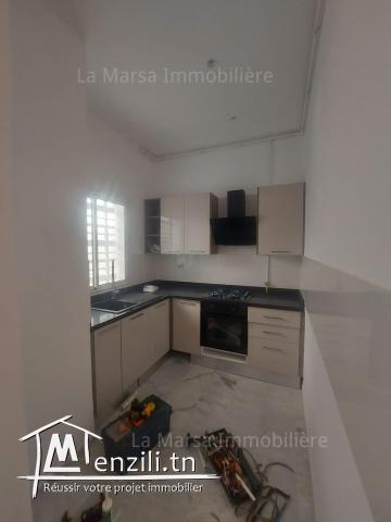 A Louer appartement s1 avec un petit jardin, La Soukra