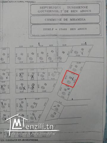 ارض للبيع في المحمدية ولاية بن عروس