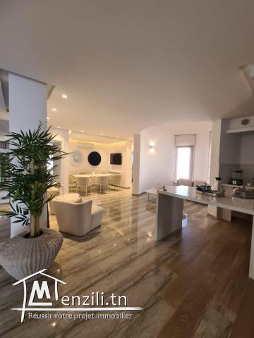 Une luxe étage de villa à chatt mariem à louer