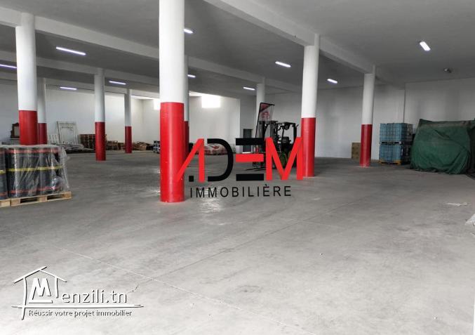 Usine de 1700m² couvert