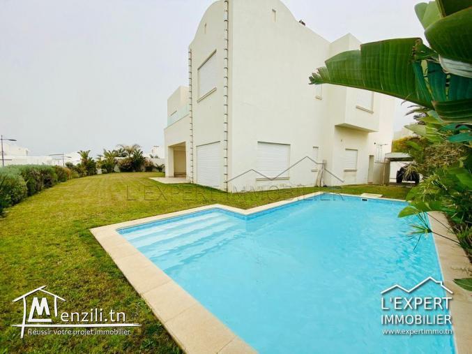 Villa vue sur mer à la marina de Gammarth