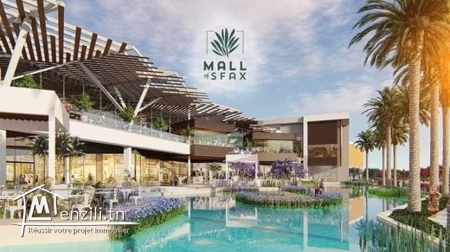 Local commercial de surface 1182 m² devant Mall of Sfax dans la nouvelle ville El Ons