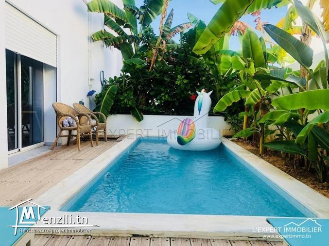 Villa avec piscine à la marsa cube