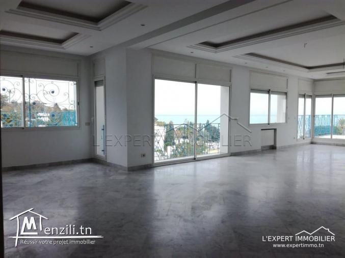 Appartement vue sur mer à la marsa