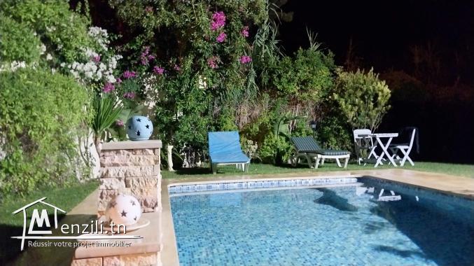 bungalow sur piscine