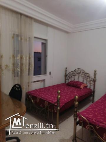 Appartement S+2 meublé à Ain Zaghouan