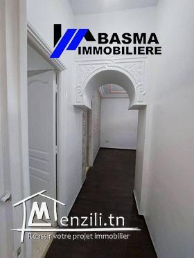 Un Rez de chaussée S+2 à louer à Khzema Est