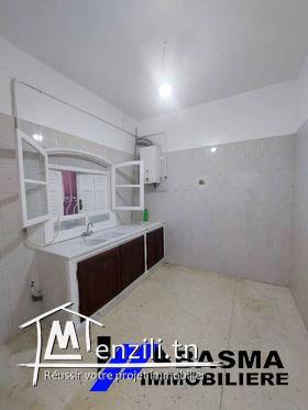 Un Rez de chaussée S+2 à louer à Khzema Est