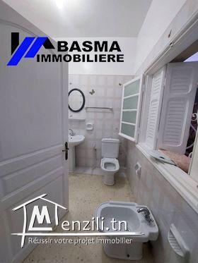 Un Rez de chaussée S+2 à louer à Khzema Est