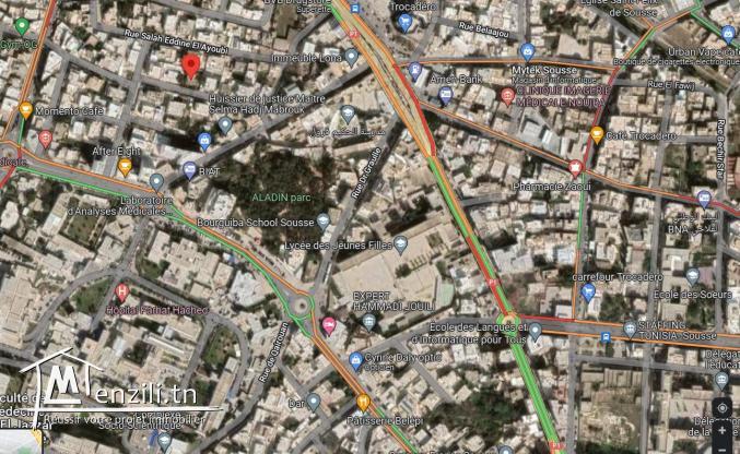 Titre Foncier à 200 m de L'Hôpital F. HACHED et FAC MEDECINE