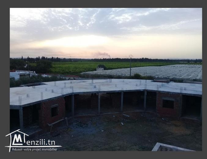 Grande villa inachevée Mornag