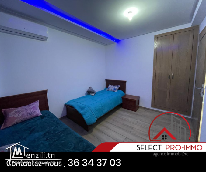 A louer S+2 meublé à AFH Mrezga - 1002a