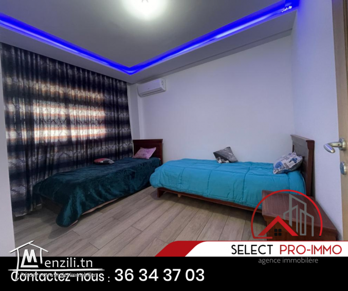 A louer S+2 meublé à AFH Mrezga - 1002a