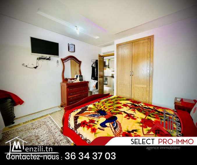 A louer S+2 meublé à AFH Mrezga - 1002a