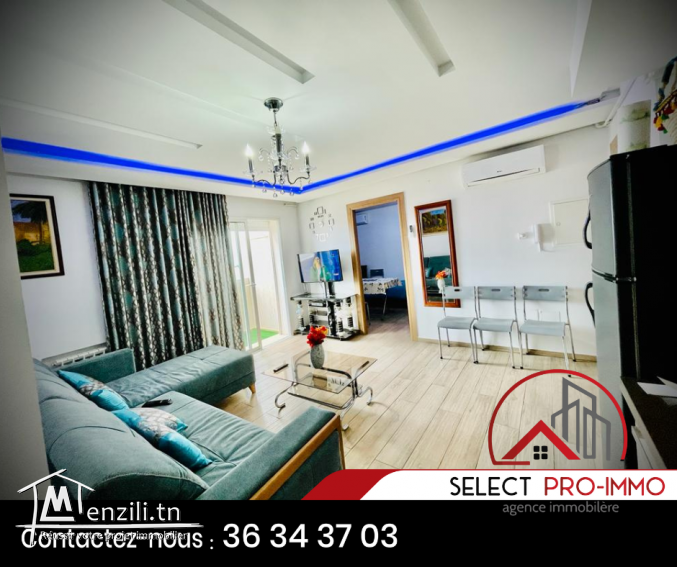 A louer S+2 meublé à AFH Mrezga - 1002a