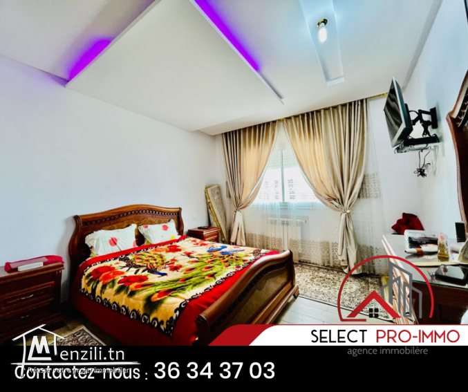 A louer S+2 meublé à AFH Mrezga - 1002a