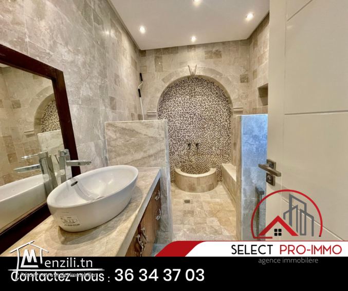 A louer duplex S+4 meublé à AFH Mrezga - 1001a