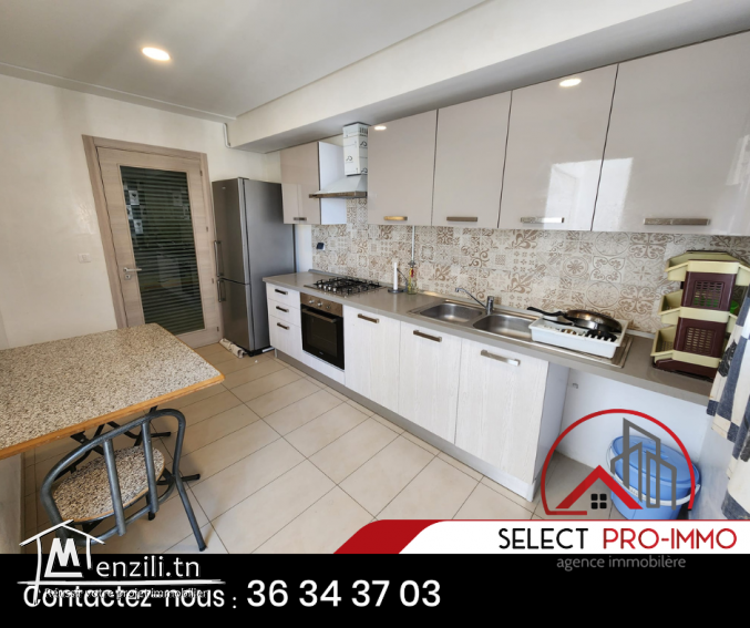 A louer S+2 meublé à AFH Mrezga - 1000a