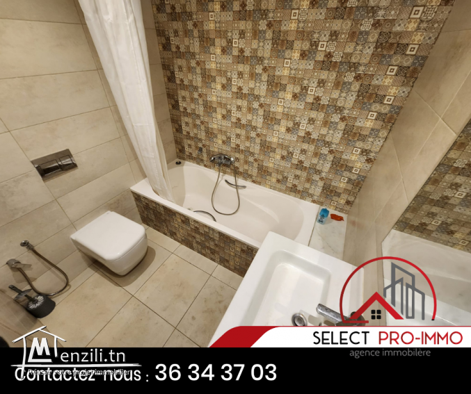 A louer S+2 meublé à AFH Mrezga - 1000a