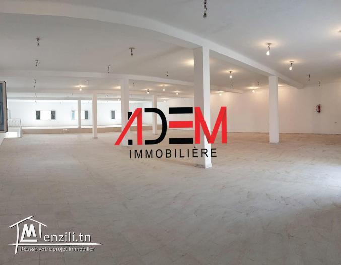 Local de 500m² couvert